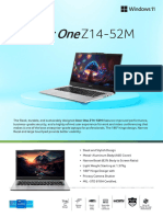 Acer One-Commercial Datasheet Z14-52Mpdf