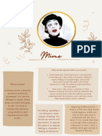 Mime Poster