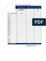 Trade Journal Options and Equity