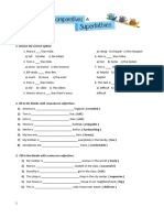 Comparative & Superlative Exercises 1 ESO