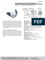 DWYER Serie 3000 Photohelic - Pressure Switch-Gage