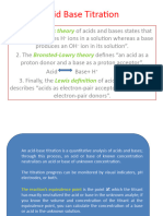 unit-II (Acid Base Titration)