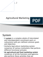 Agricultural Marketing System