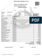 CHM 23U 3976 Receipt