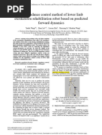 An Impedance Control Method of Lower Limb