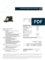 Groupe Électrogène Diesel Industriel - 50 HZ: Caractéristiques Générales