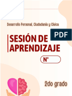 Sesión de Aprendizaje 2° Grado