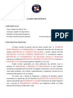 Modelo Laudo Psicologico