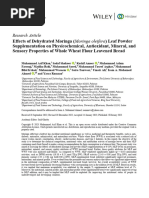 Artikel 2. Effects of Dehydrated Moringa (Moringa Oleifera)