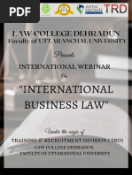 International Webinar