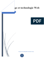 Langage Et Technologie Web 2 - 063146