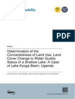 Determination of The Connectedness of Land Use, Land Cover Change To Water Quality Status of A Shallow Lake: A Case of Lake Kyoga Basin, Uganda