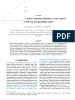 Applications of Brain-Computer Interfaces To The Control of Robotic and Prosthetic Arms