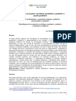 Metodologias de Pesquisa Um Dialogo Quantitativo Q