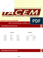 Secuencias Volcalicas y Silabeo