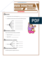 Composición de La Geosfera para Cuarto Grado de Secundaria