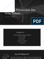 Obligasi Perseroaan Dan Nilai Saham - Kel 1