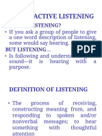 Active Listening