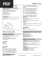 L3CK-5A-L3 Msystem