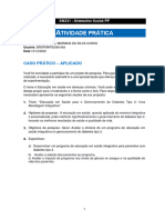 SN331 SEMINÁRIO SAÚDE PF Seminário de Saúde - Atividade Prática