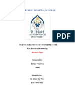 Research Methodology Paper