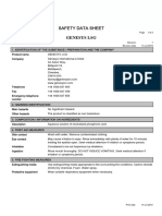 Genesys LSG MSDS