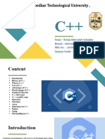 C++ Industrial Training