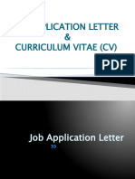 Job Application Letter & CV 2024