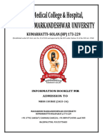 MBBS Inf Booklet 2023 24