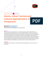 Events, Urban Tourism and Cultural Appropriation