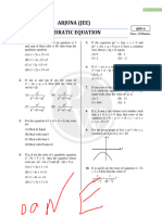 Quadratic Equation DPP 0461125df6619752001814df2c