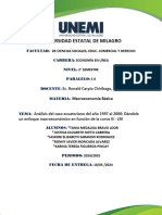 Analisis Del Caso Ecuatoriano Del Año 1997 Al 2000 Trabajo de Investigacion