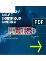 Power Upgrade of Biogas - H2 and P2X Copenhagen June 2022