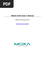 Moxa Mgate 5103 Series Manual v1.0