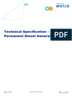 Technical Specification For Permanent Diesel Generator