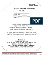 12th STD Bio-Botany Revised Edition-2023 EM Book Back Answers