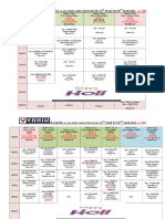 CRP Time Table 14TH-20TH Mar 2022