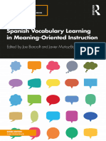 (Barcroft, J. &Muñoz-Basols, J. 2022) Spanish Vocabulary Learning in Meaning-Oriented Instruction 1