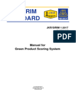 Standard On Green Product Scoring System Gpss