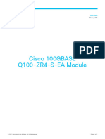 Cisco 100GBASE Q100-ZR4-S-EA Module Data Sheet