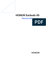 HONOR Earbuds X5 Manual Del Usuario - (THO-T10,01, es-ES)