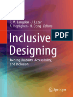 Inclusive Designing Joining Usability Accessibility and Inclusion-P M Langdon