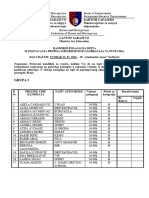 Raspored T 25 07 2023 Ju Studentski Centar Nedzarici