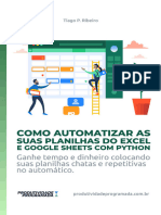 Como Automatizar As Suas Planil - Tiago P. Ribeiro