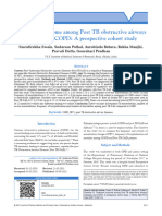 Treatment Outcome Among Post TB Obstructive Airways Diseases and COPD