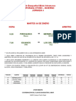 4 - Liga de Basquetbol Mixto Intramuros