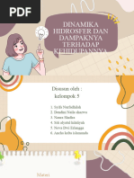 Dinamika Hidrosfer Dan Dampaknya Terhadap Kehidupannya