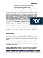 Contrato Prestación de Servicios Prefosionales de Abogacia - Minuta