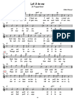 Let It Be Me Lead Sheet With Lyrics