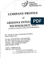 Company Profile-Updated - ARIZONA Integrated